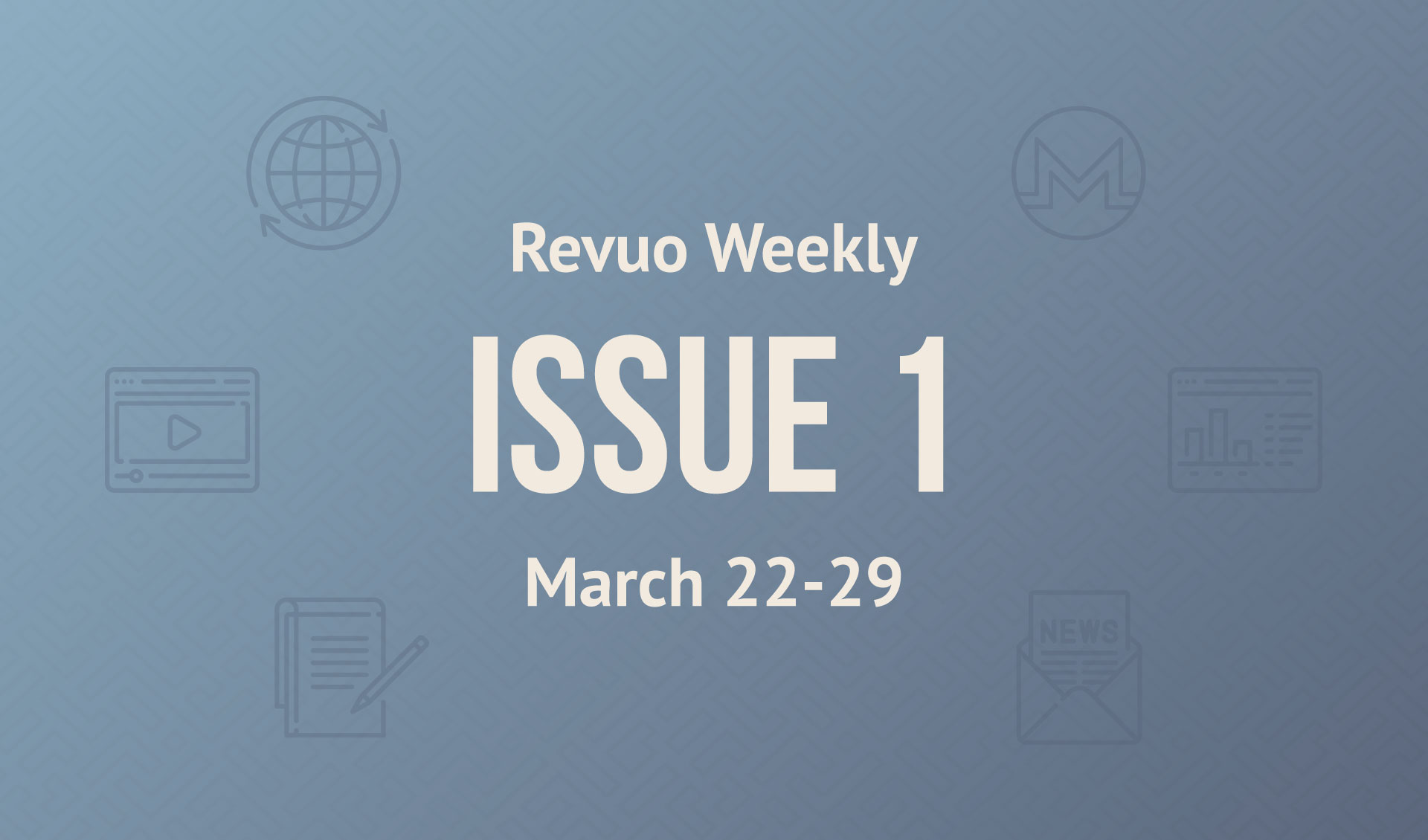 Revuo Monero Weekly Issue 1 Image