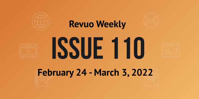 Revuo Monero Weekly #110 Slide