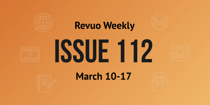 Revuo Monero Weekly #112 Slide