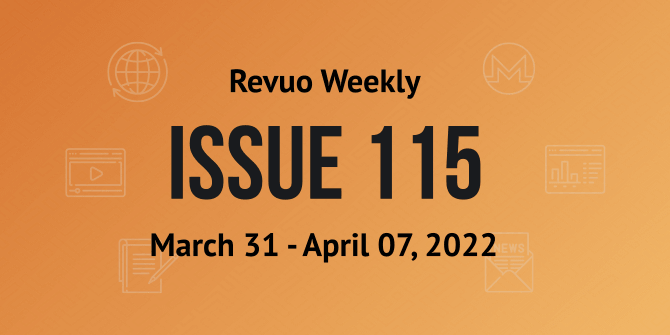Revuo Monero Weekly #115 Slide
