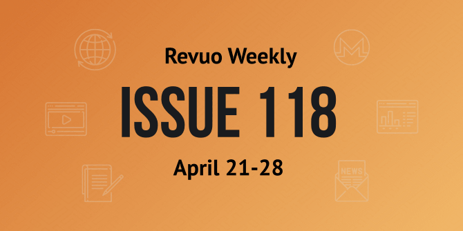 Revuo Monero Weekly #118 Slide