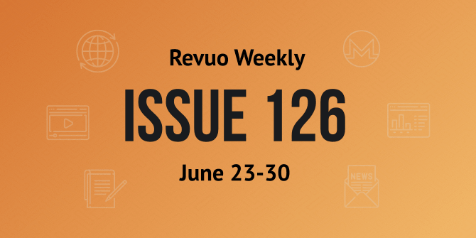 Revuo Monero Weekly #126 Slide