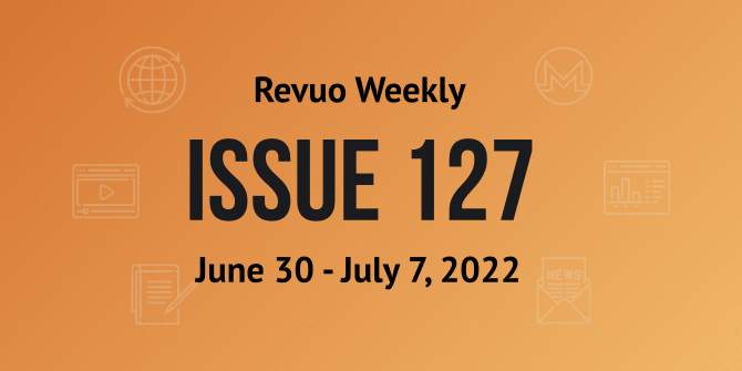 Revuo Monero Weekly #127 Slide