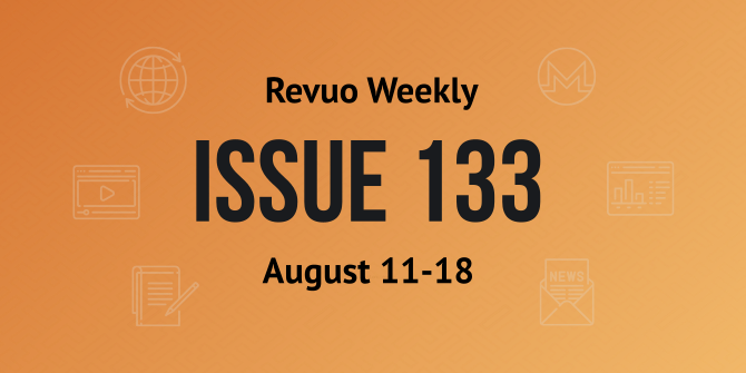 Revuo Monero Weekly #133 Slide