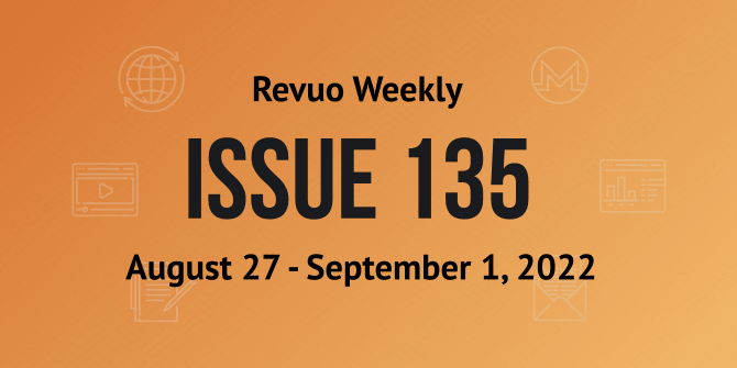 Revuo Monero Weekly #135 Slide