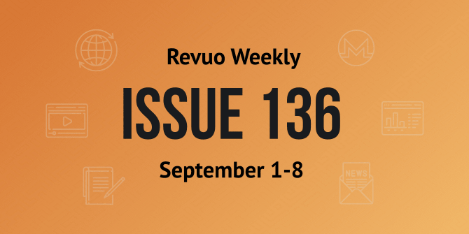 Revuo Monero Weekly #136 Slide