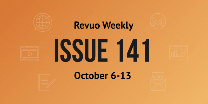 Revuo Monero Weekly #141 Slide