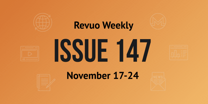 Revuo Monero Weekly #147 Slide