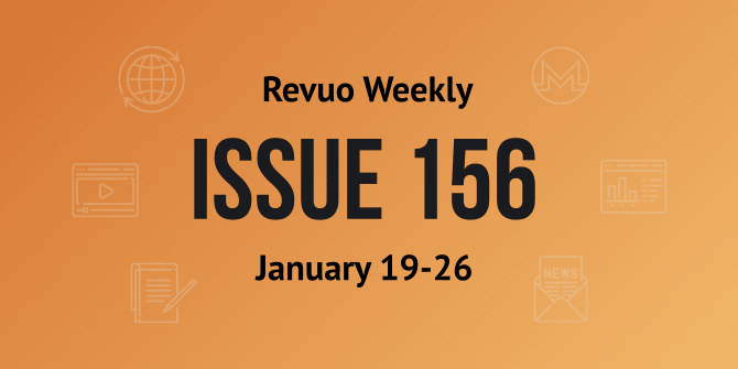 Revuo Monero Weekly #156 Slide