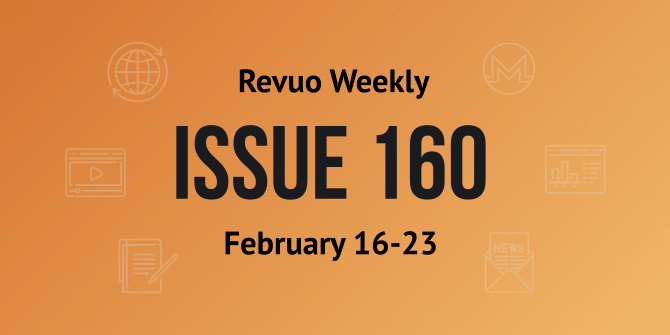 Revuo Monero Weekly #160 Slide