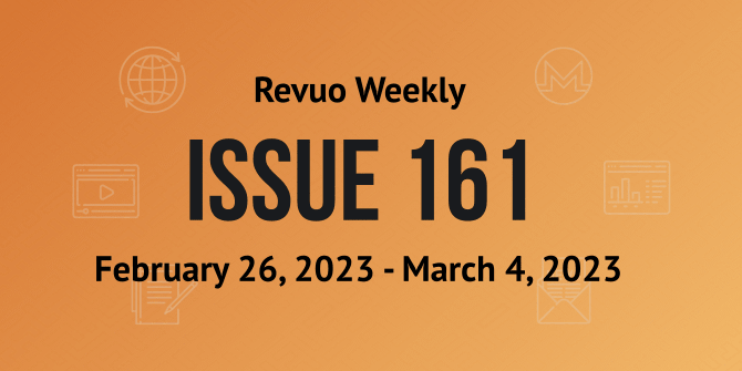 Revuo Monero Weekly #161 Slide