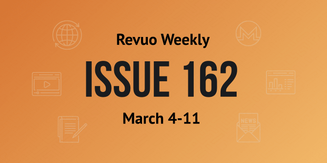 Revuo Monero Weekly #162 Slide