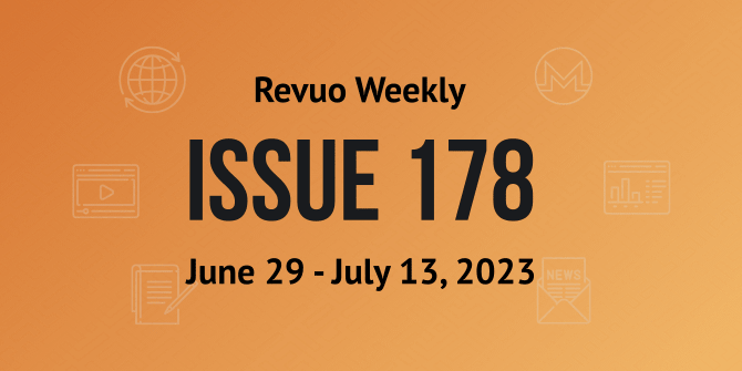 Revuo Monero Weekly #178 Slide