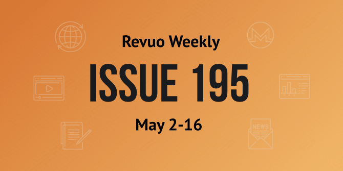 Revuo Monero Weekly #195 Slide