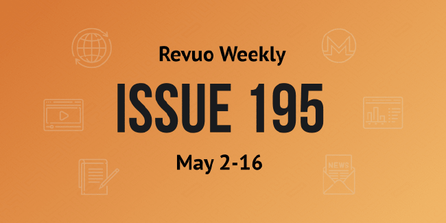 Revuo Monero Weekly # cover